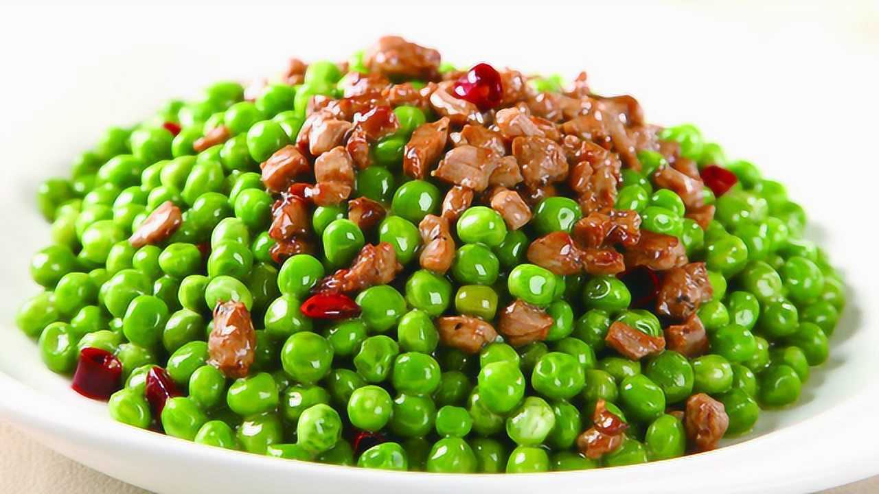 炒豌豆加点这个好吃到停不下来啊