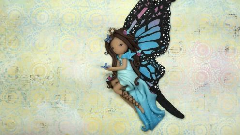 DIY：教你用粘土橡皮泥制作蝴蝶仙子，萌萌的少女心爆发！