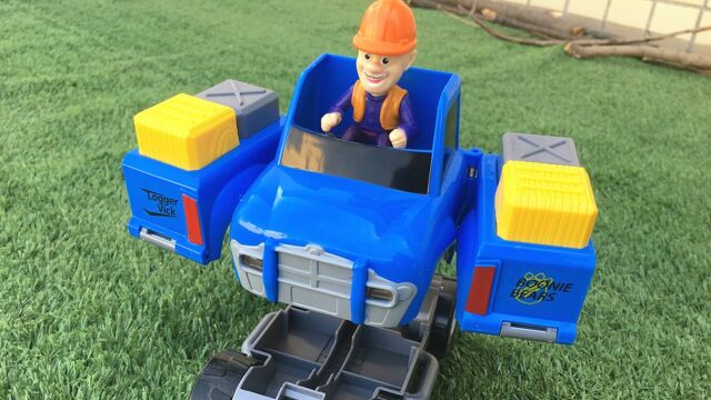 天天趣玩  熊出没玩具熊心百变光头强变形吉普车