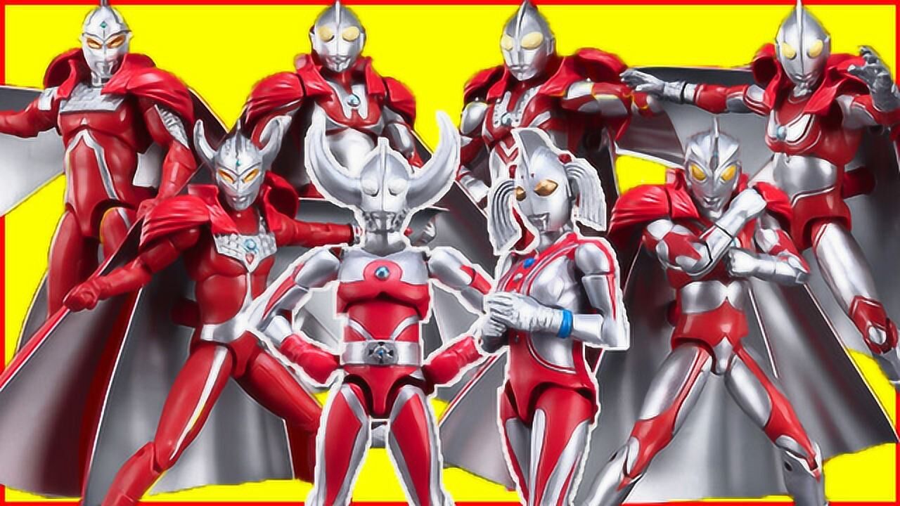 玩具橙子乐园在日本最新奥特曼六兄弟和奥特父母可动玩具