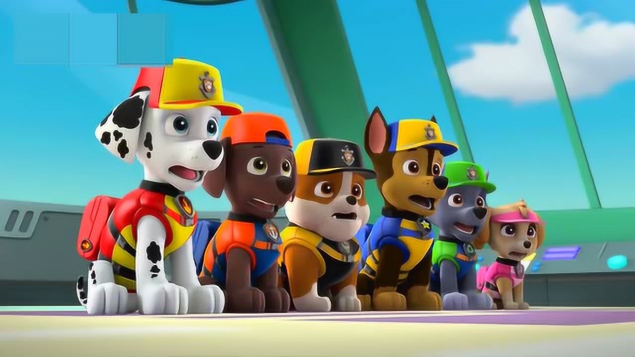 汪汪队立大功 第四季 阿宝厂长遇到麻烦了,大声呼救汪汪队!