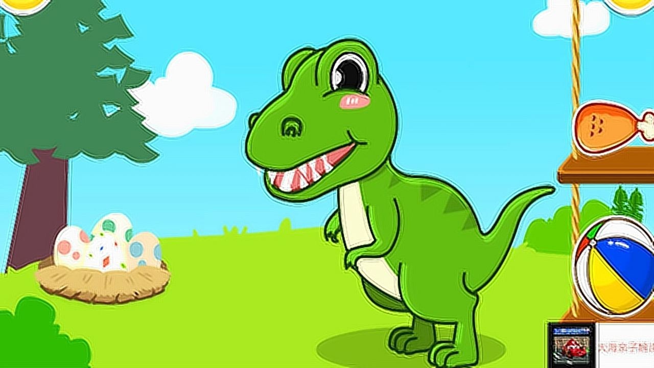 世界动画片 帮帮龙出动之恐龙探险队 霸王龙侏罗纪恐龙蛋_腾讯视频