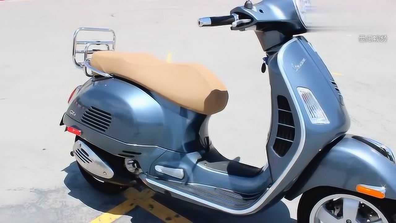 太漂亮了,又要被電動車山寨了,2018款比亞喬vespa gts300踏板