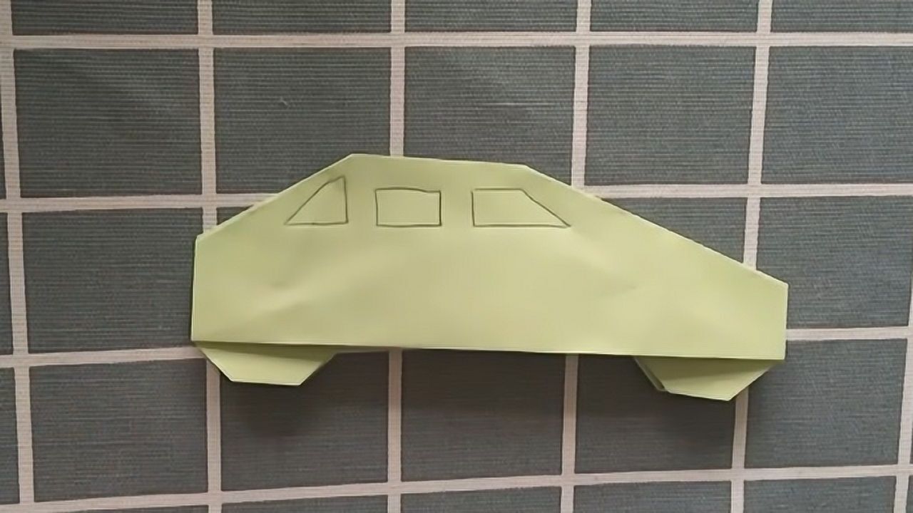 幼儿园必会折纸,简单易学,小朋友都能学会的折纸汽车!