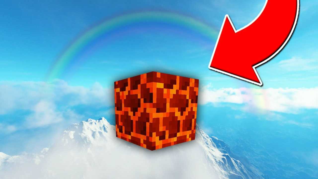 我的世界解说教程我的世界在一个岩浆块空岛上你可以生存下来吗