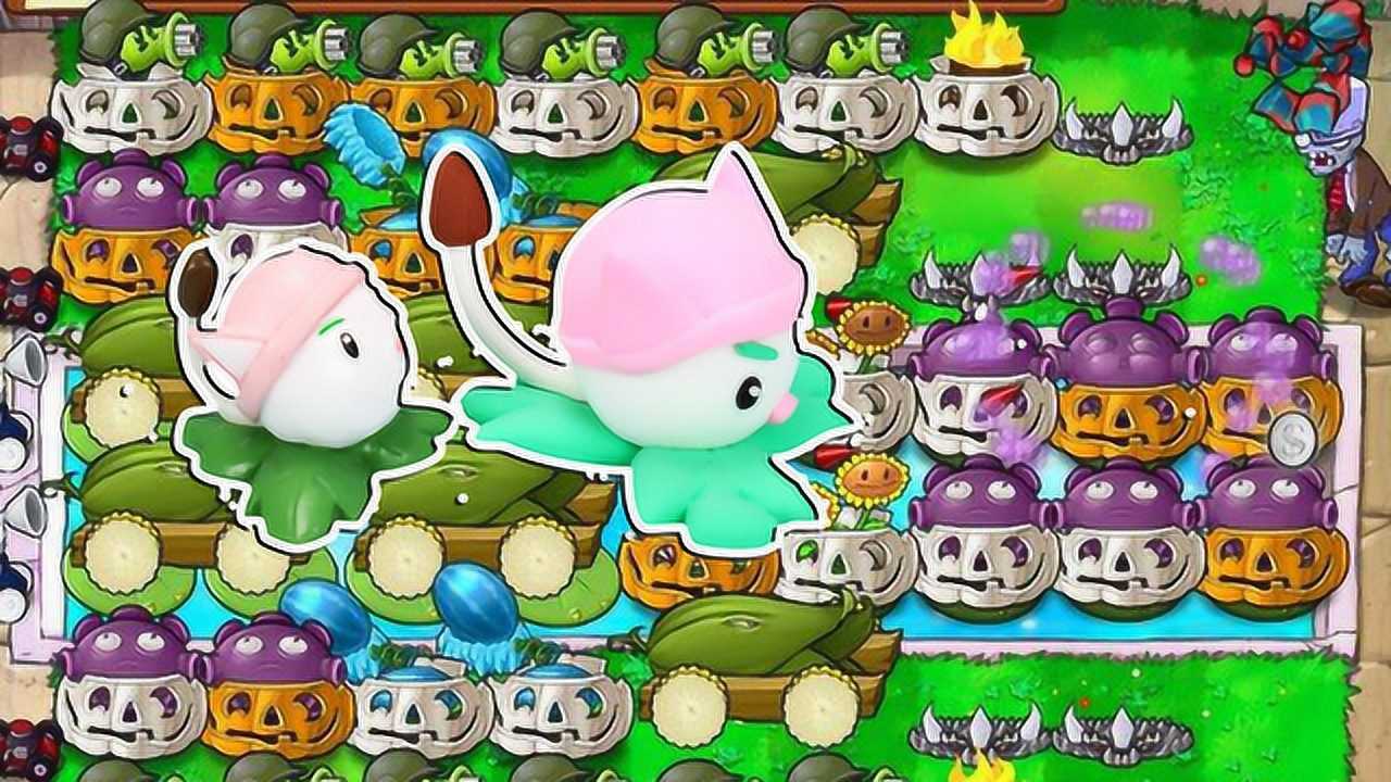 植物大战香蒲猫尾草手工彩泥超轻粘土教程趣盒子手工课