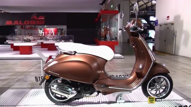 做工精良!2018 Vespa Primavera 50th Anniversary踏板摩托车