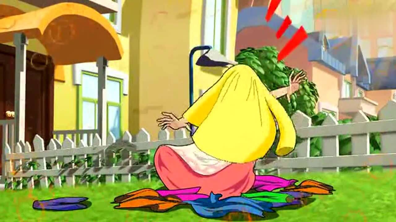 围裙妈妈崴了脚还被臭袜子臭裤子突袭了,谁这么大胆?