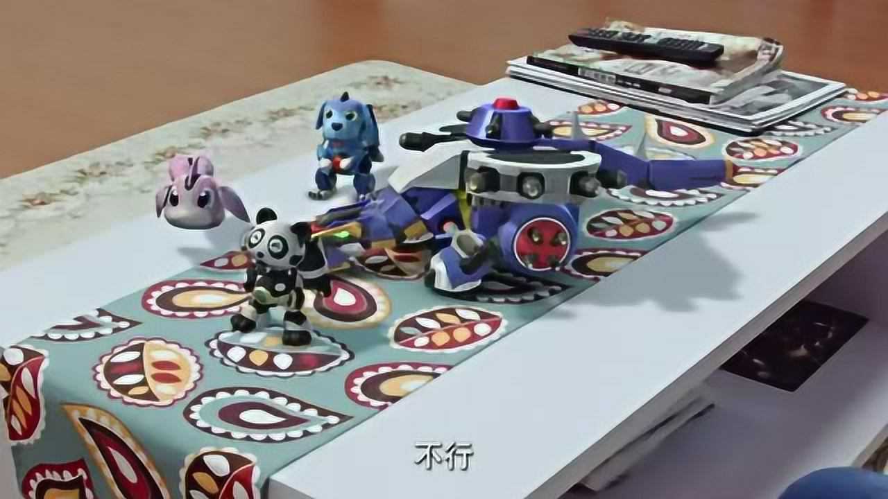 快乐酷宝:大眼豆豆想到给霸龙恶少打点滴,不过不是人类的打点滴