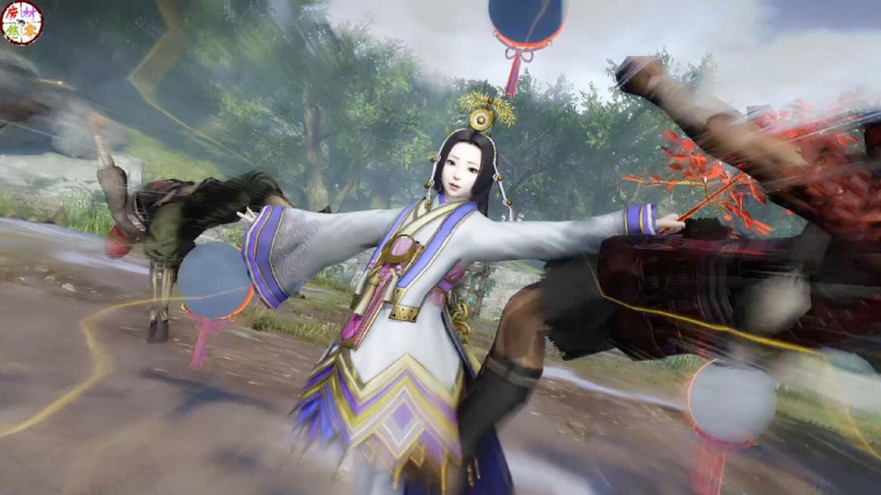 ps4《无双大蛇3》辉夜姬人物演示:神术技能 无双技能鉴赏