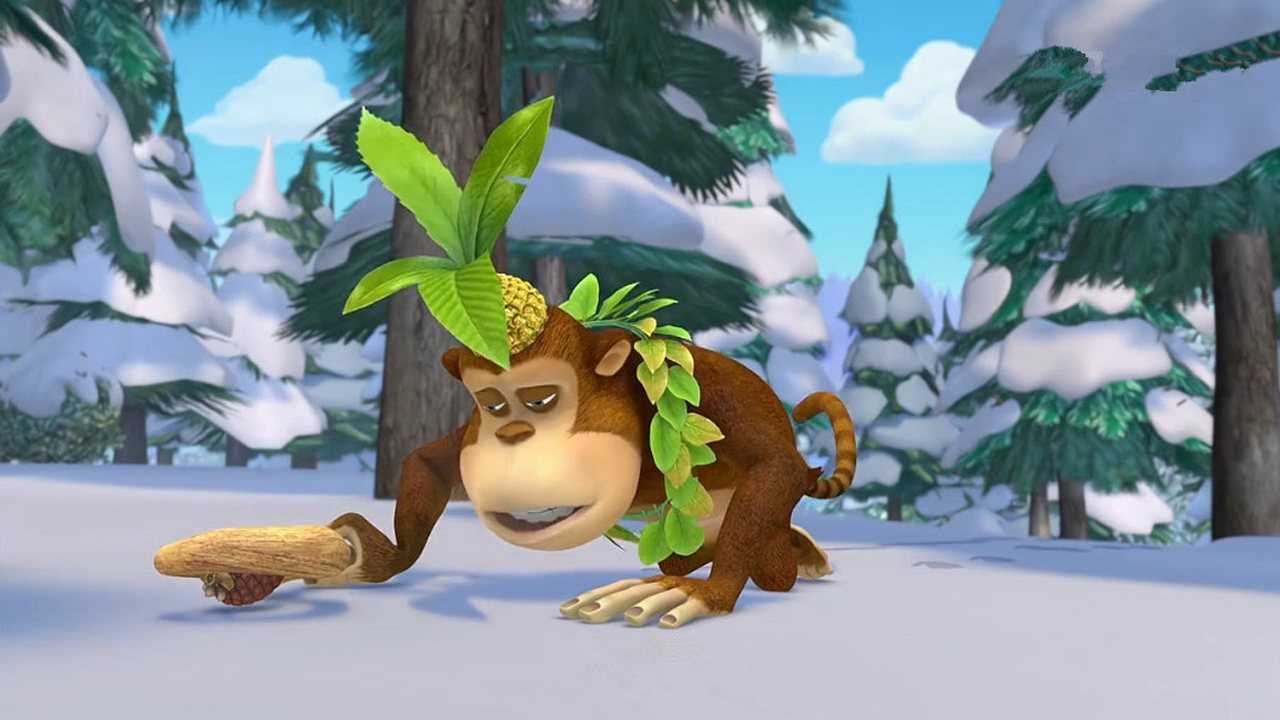 熊出没:吉吉国王吃了20根香蕉都走不动了