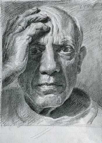 毕加索名人肖像系列开始!