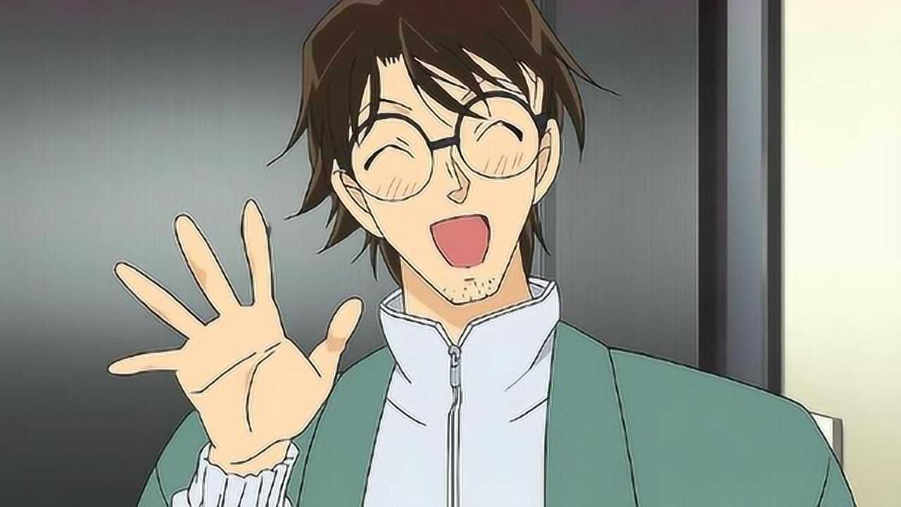 名侦探柯南:羽田秀吉见到了久违的由美,这是什么表情?