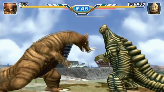 奥特曼格斗进化3游戏哥莫拉vs雷德王