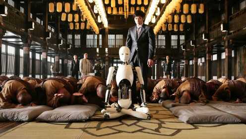 一部韩国奇幻惊悚片，机器人成佛一众高僧跪拜，人类被机器人统治