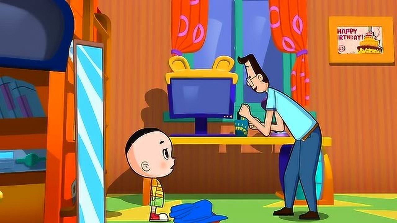 大头儿子的幼儿园要表演节目,围裙妈妈提议可以表演提线木偶