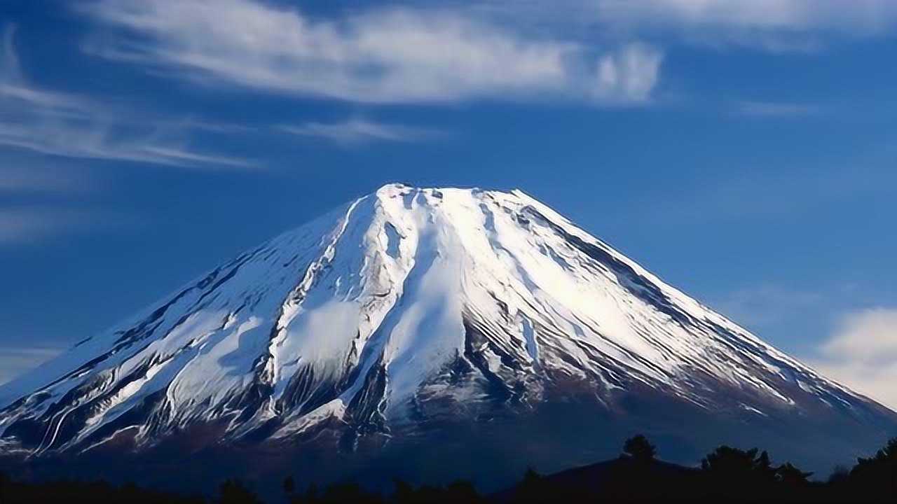 日本富士山美景 網友:美到窒息!_騰訊視頻