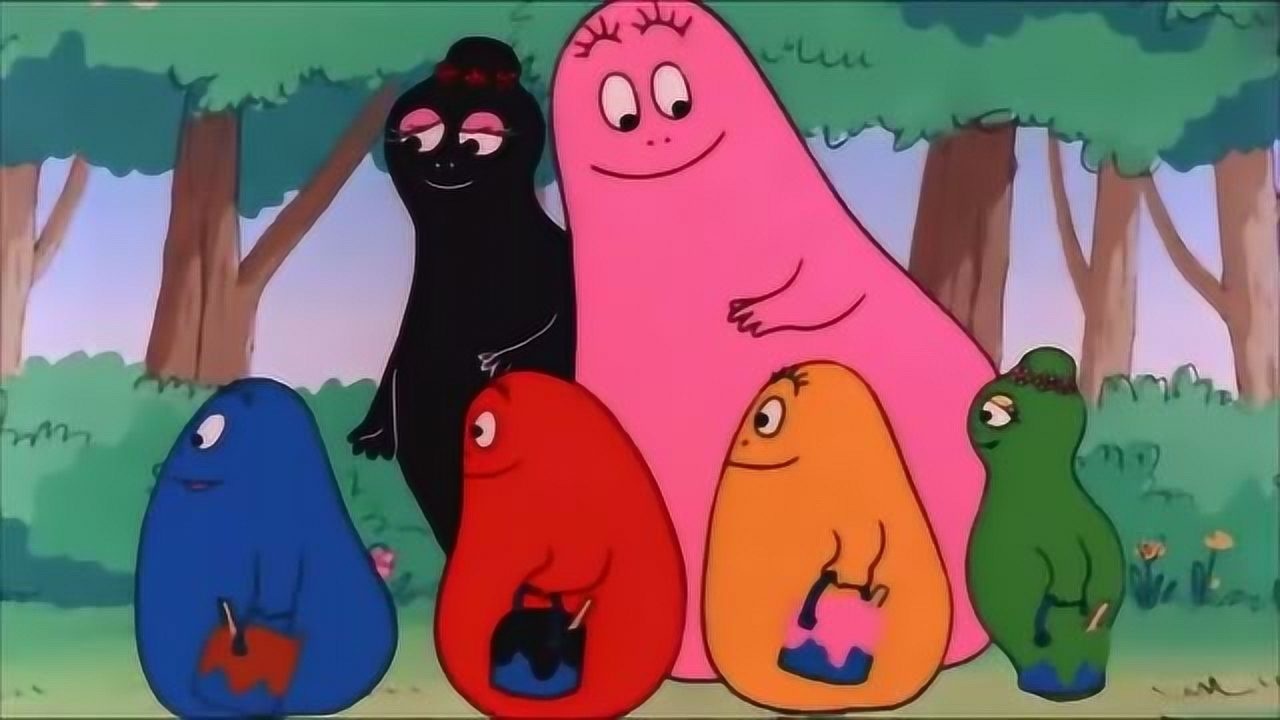 《巴巴爸爸》巴巴爸爸带领巴巴孩子们一起玩捉迷藏游戏