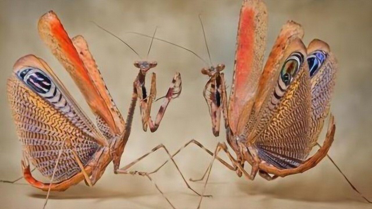 螳螂之王魔花螳螂模仿花朵的美艳猎手最稀有的螳螂之一