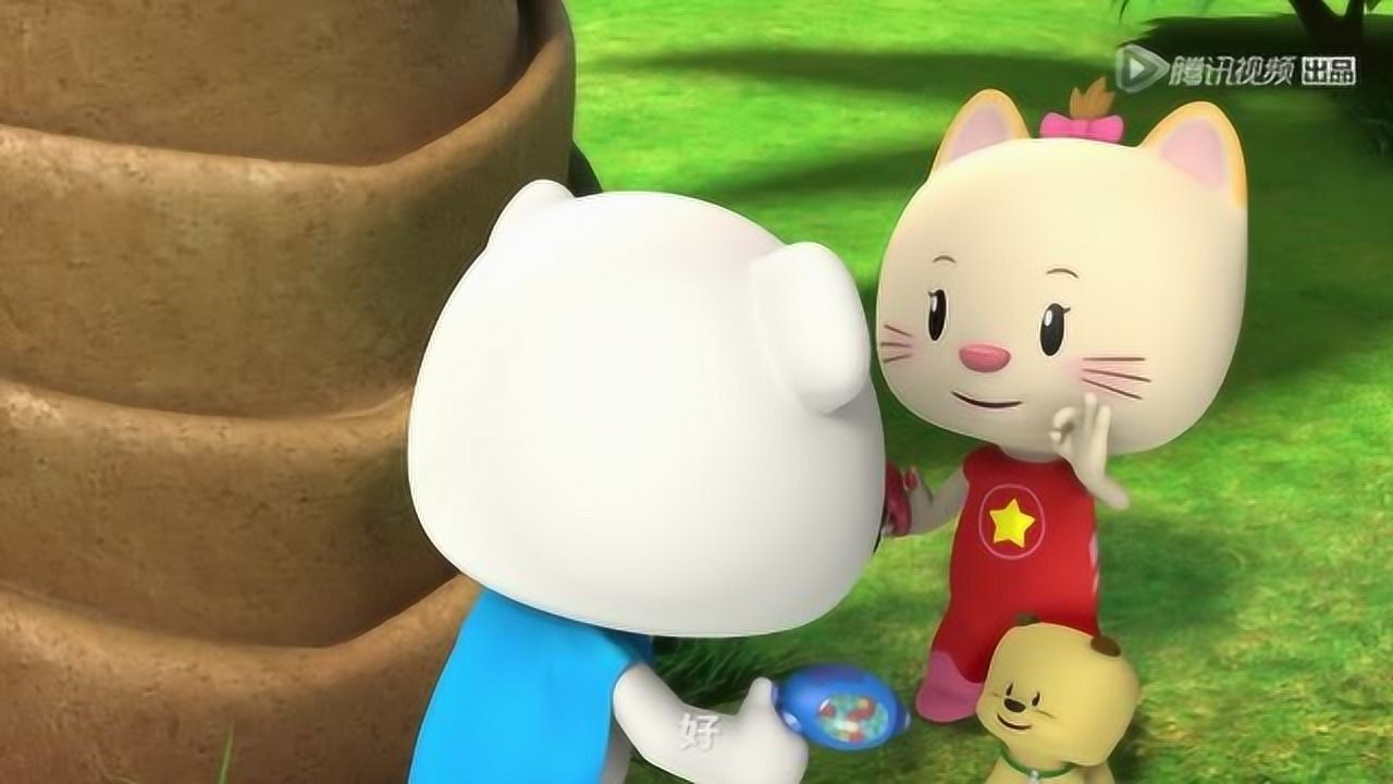 《超级小熊布迷》布迷和米娅一起合作,太聪明了