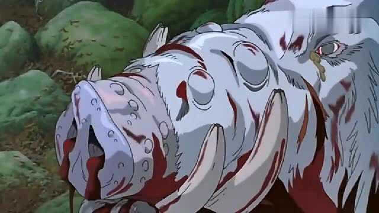 幽灵公主一直守护着猪神,守护着大自然,希望大自然回归它的秩序