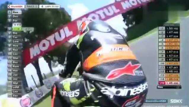 WSBK 意大利伊莫拉站:SBK 级别第二节比赛精华