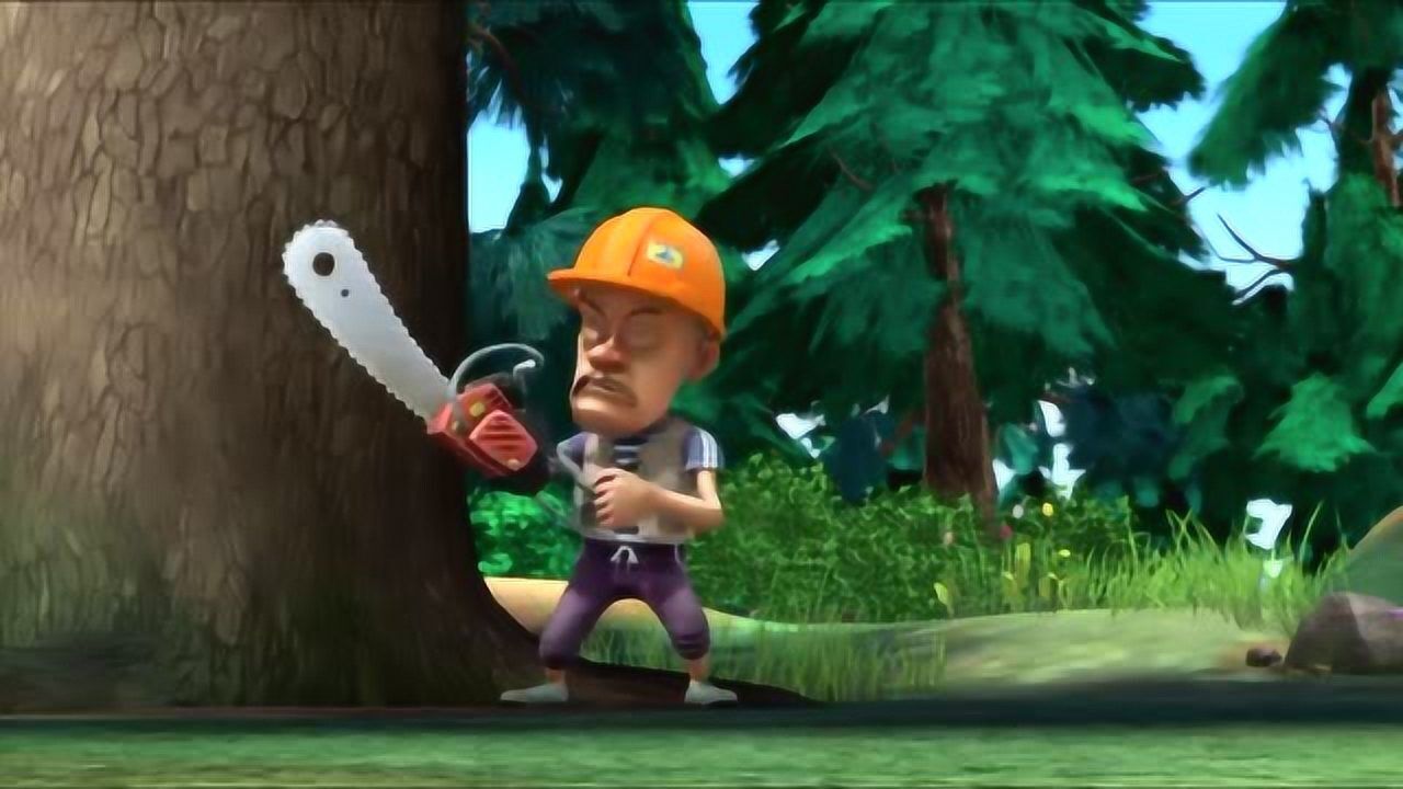 熊出没:萝卜头总算找到光头强和熊大熊二喽