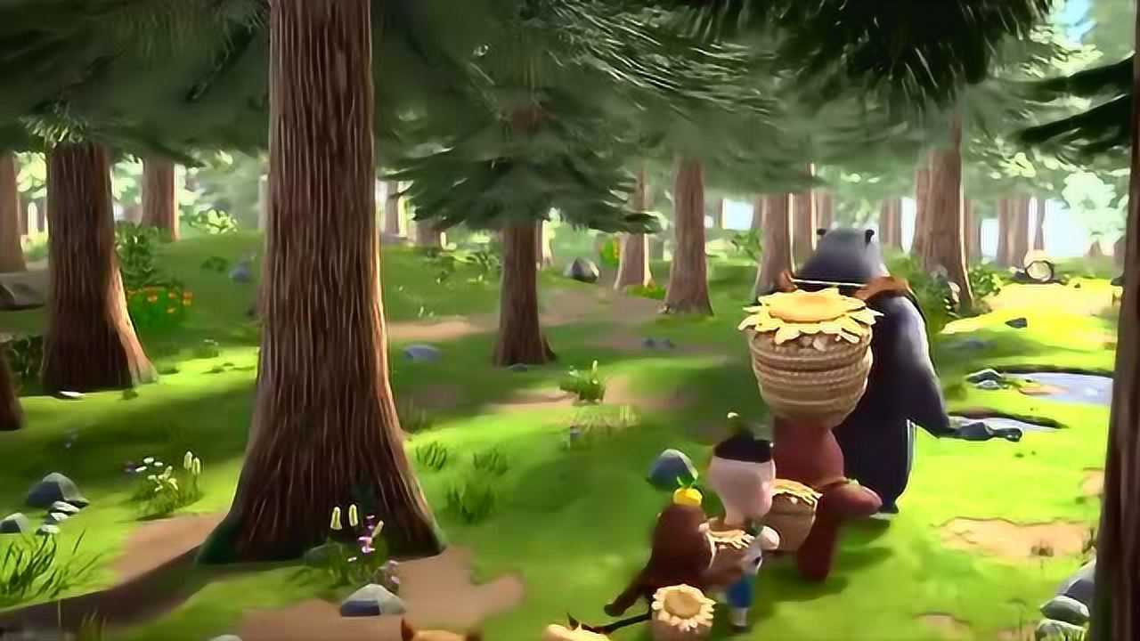 熊熊乐园:大黑熊老师准备要带同学们去野营