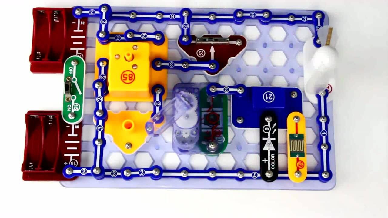 电学小子电子积木拼装演示视频