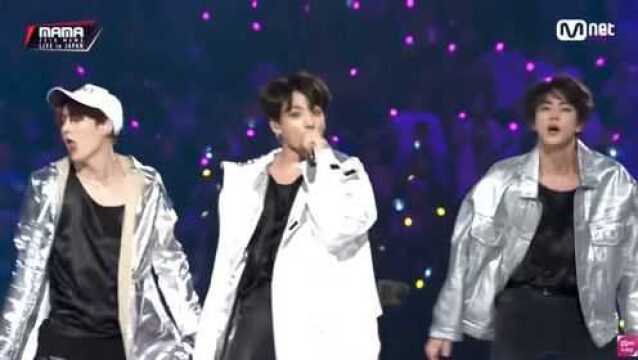 BTS2018MAMA上唱跳《Anpanman》,这是真唱!