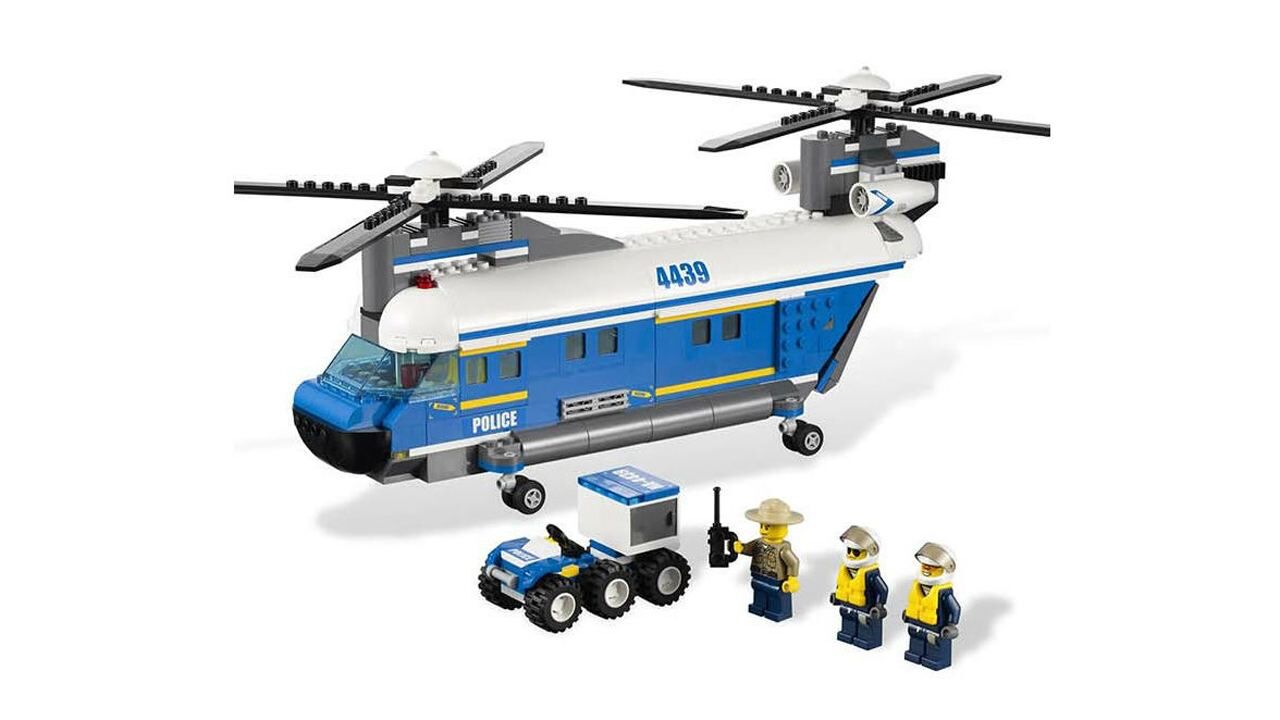 乐高城市系列4439重型空运直升机套装速拼