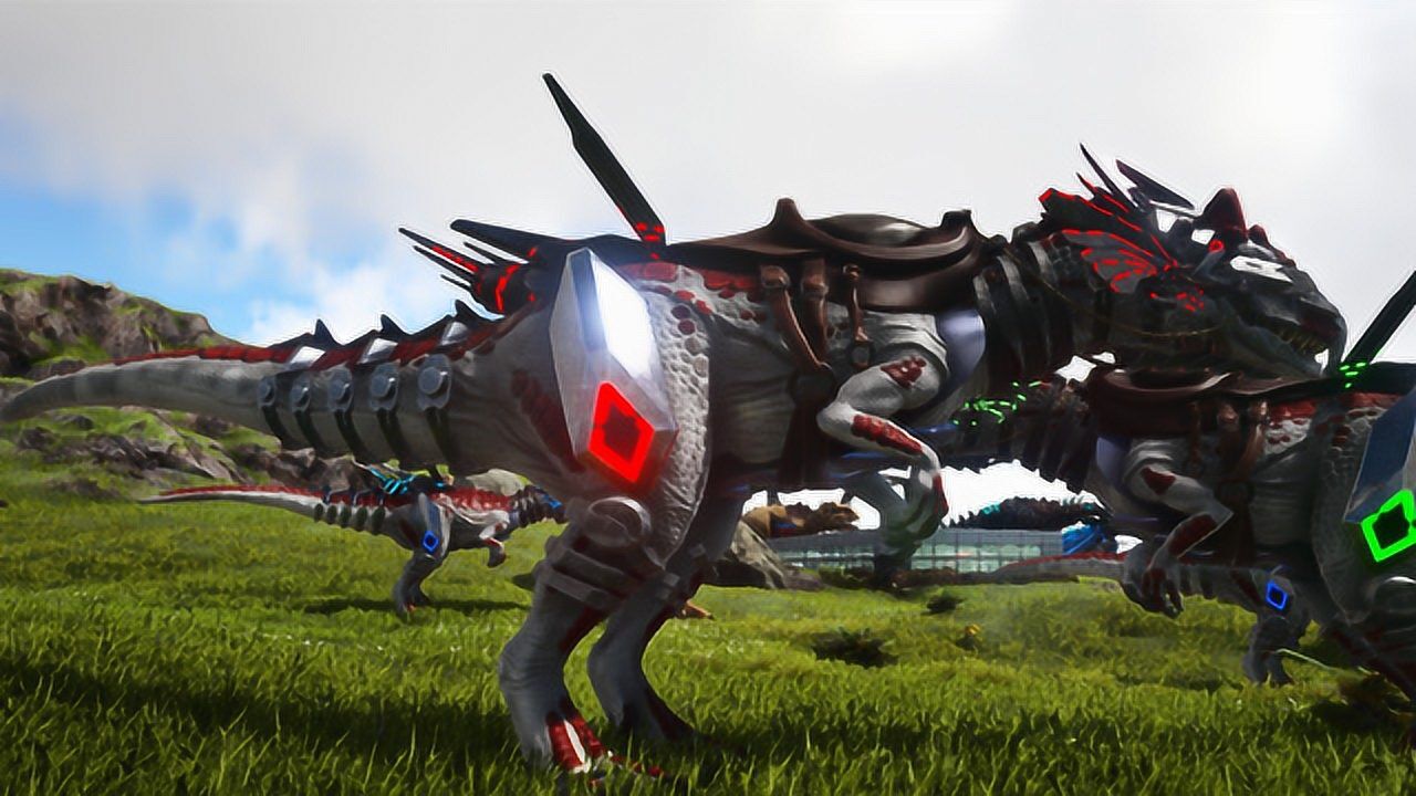 方舟生存进化普罗米修斯 37 组建机械异特龙军团