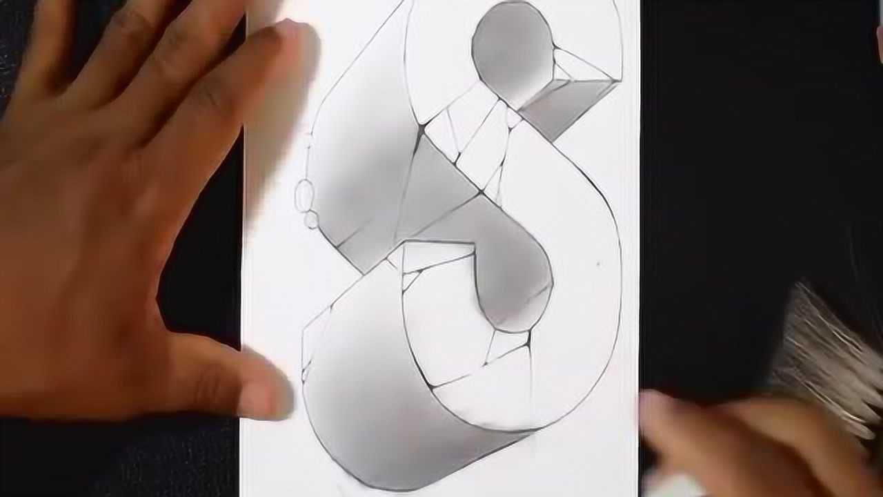 牛人画师手绘3d立体画看着十分逼真大家有没有学会