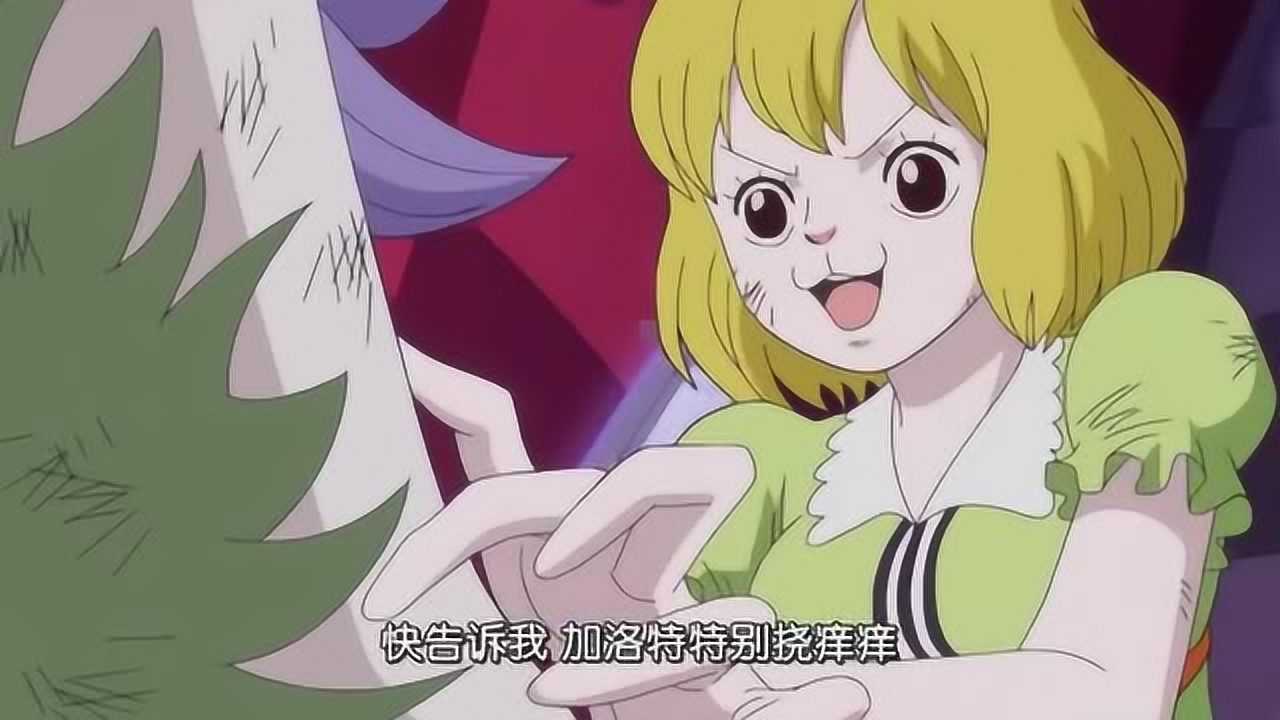 海贼王加洛特不停的挠布蕾的胳肢窝布蕾痒得想骂人了
