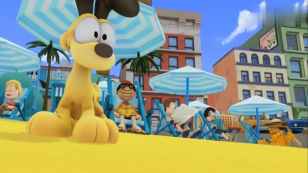 加菲猫:欧迪找到了一个奇怪的瓶子,到底是什么?