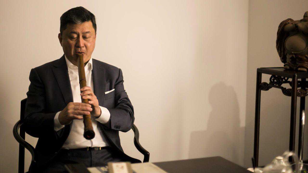 砚峰山人李闻海先生尺八演奏片段