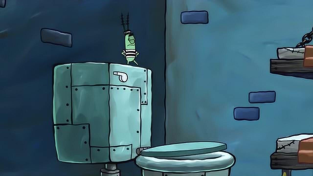 海绵宝宝痞老板制造海霸糊居然连马桶也用上了