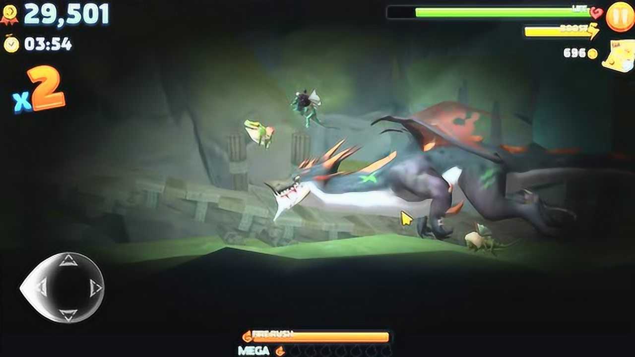 饥饿龙:龙妈闯进黑洞,遭遇大怪物袭击