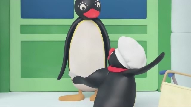 小企鹅pingu化身城市送餐服务员,真享受这个美妙的过程!