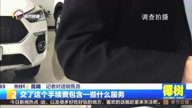 买车收取金融服务费,在昆明也要付吗?这其中水有多深?