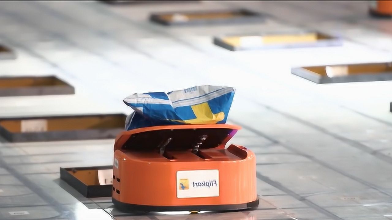 24小时不间断工作的快递分拣机器人,它是如何工作的?