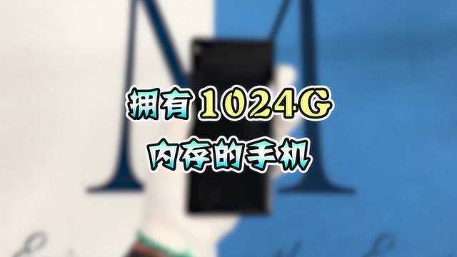 目前地球上内存“最大”的手机开箱:天呐,它居然有1024G?