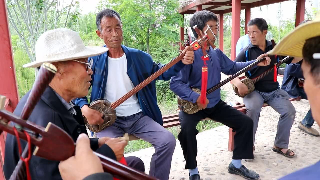 2019年端午节安伏镇麻湾小曲协会演唱秦安小曲