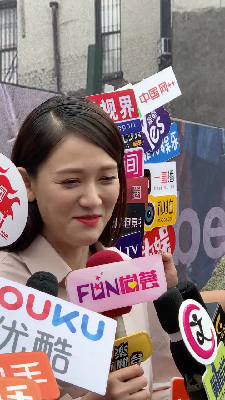 陈乔恩在接受采访