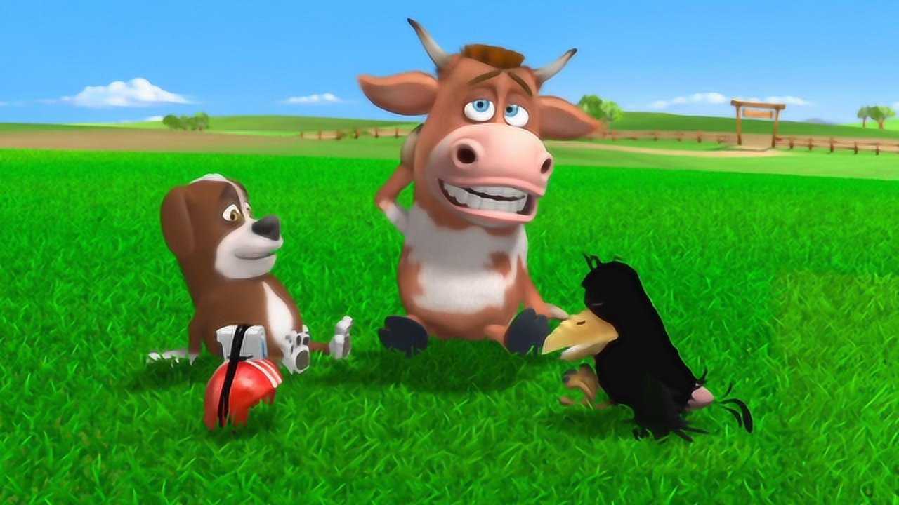 小牛动画片图片