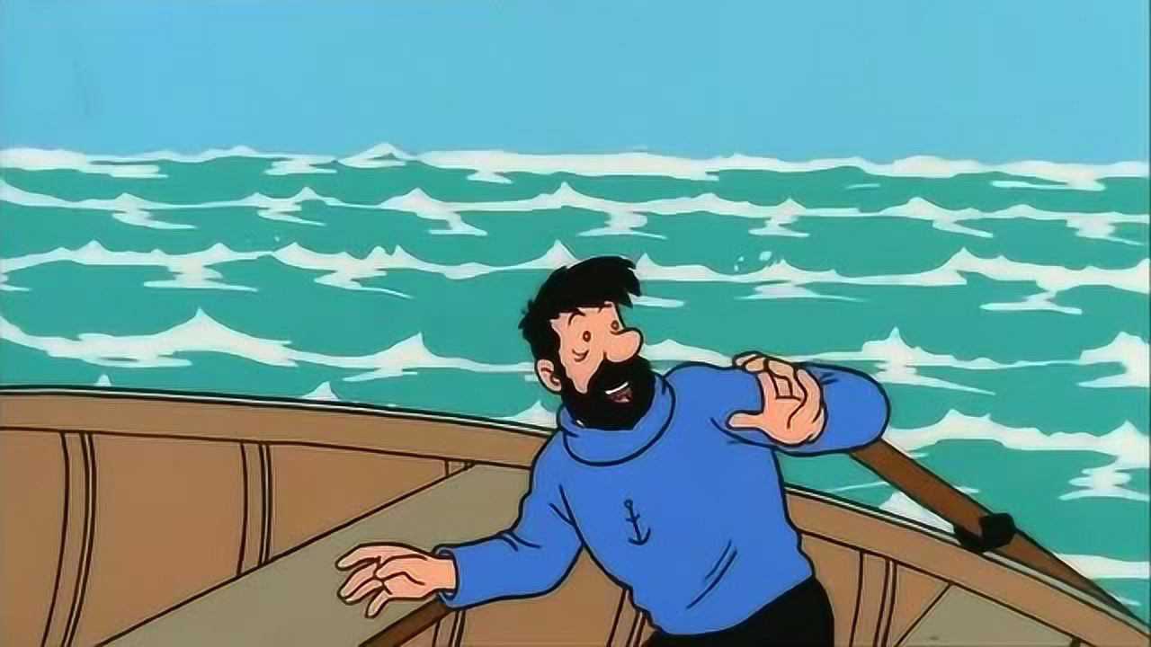 丁丁历险记:丁丁和船长逃了出来,在大西洋中间划船?震惊