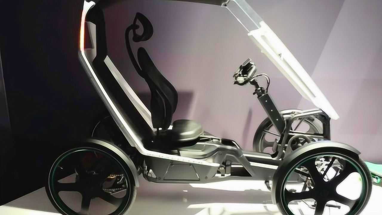 新型人力四轮自行车,每小时行驶40千米,自带雨棚不怕风雨!