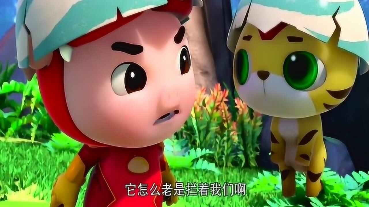 猪猪侠恐龙日记 慈母龙:恐龙中的好妈妈 勇抗霸王龙救猪猪侠