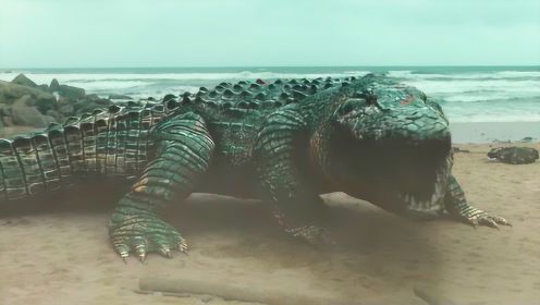 小岛上有三十条鳄鱼，最大的一条身长数十米，一部冒险惊悚电影