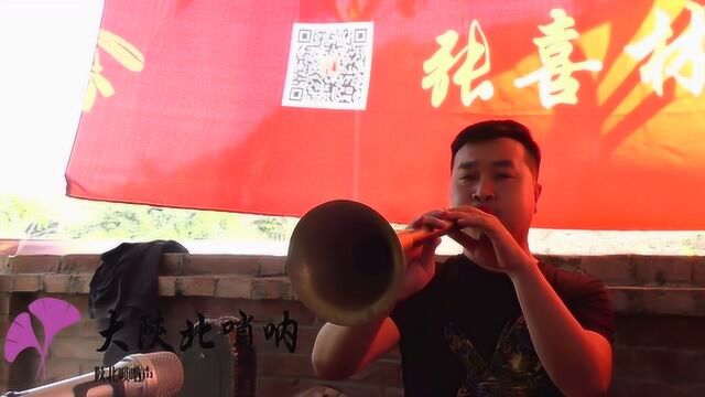 张喜林陕北唢呐传统曲牌演奏——米家硷庙会